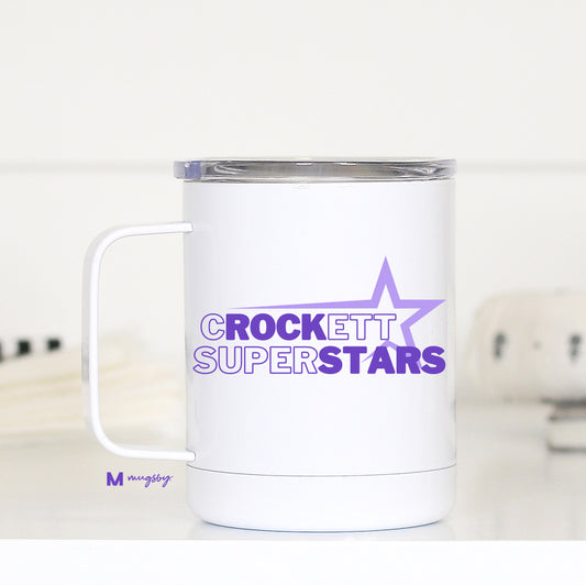 Crockett Superstars New Logo Travel Cup