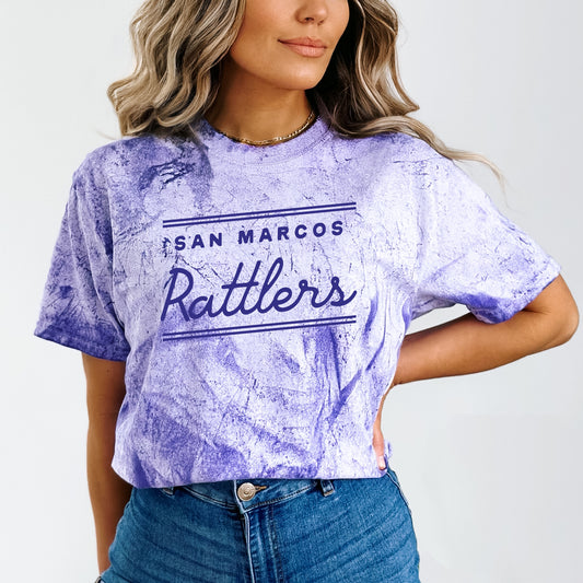 San Marcos Rattlers Graphic Tee - Colorblast