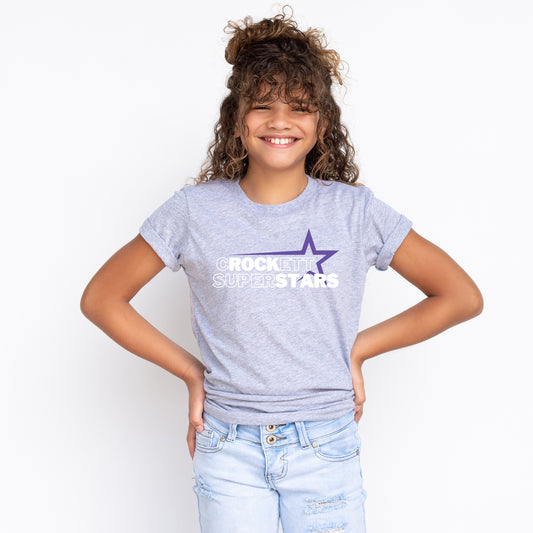 Crockett Superstars YOUTH New Logo Graphic Tee